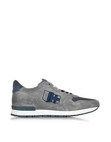 Botticelli Gray Suede and Fabric Men's Sneaker