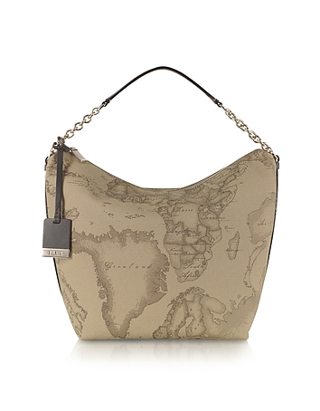 1a Prima Classe - Geo Printed Medium Contemporary Shoulder Bag