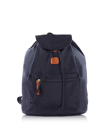X-Travel Blue Nylon Backpack