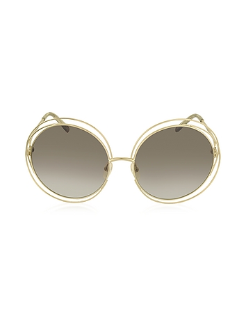 CARLINA CE 114S Metal Oval Women's Sunglasses