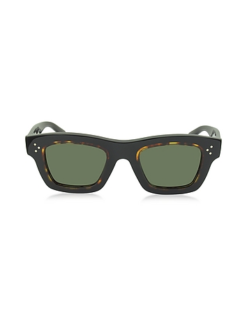 GABY CL 41396/S T7D70 Havana Acetate Square Frame Unisex Sunglasses