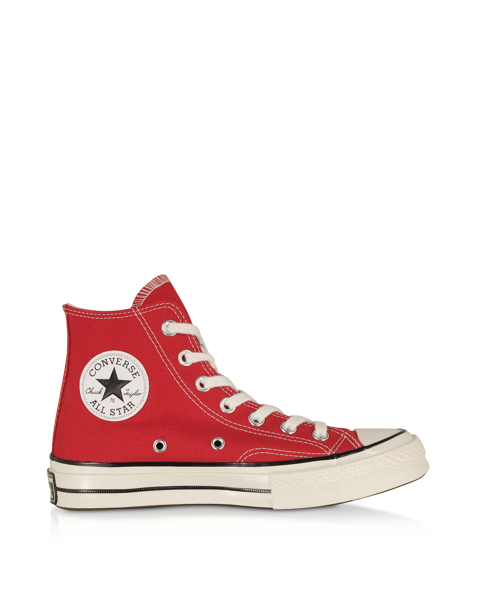 Converse Limited Edition Designer Shoes, Red Chuck 70 w/ Vintage Canvas High Top