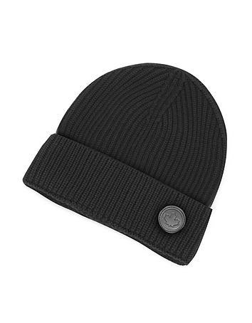 Cable Knit Wool Men's Hat