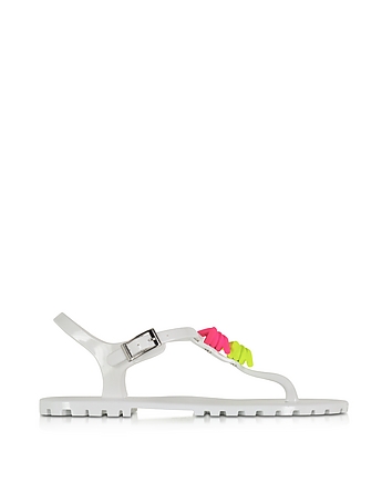 Babe Wire White Rubber Sandal
