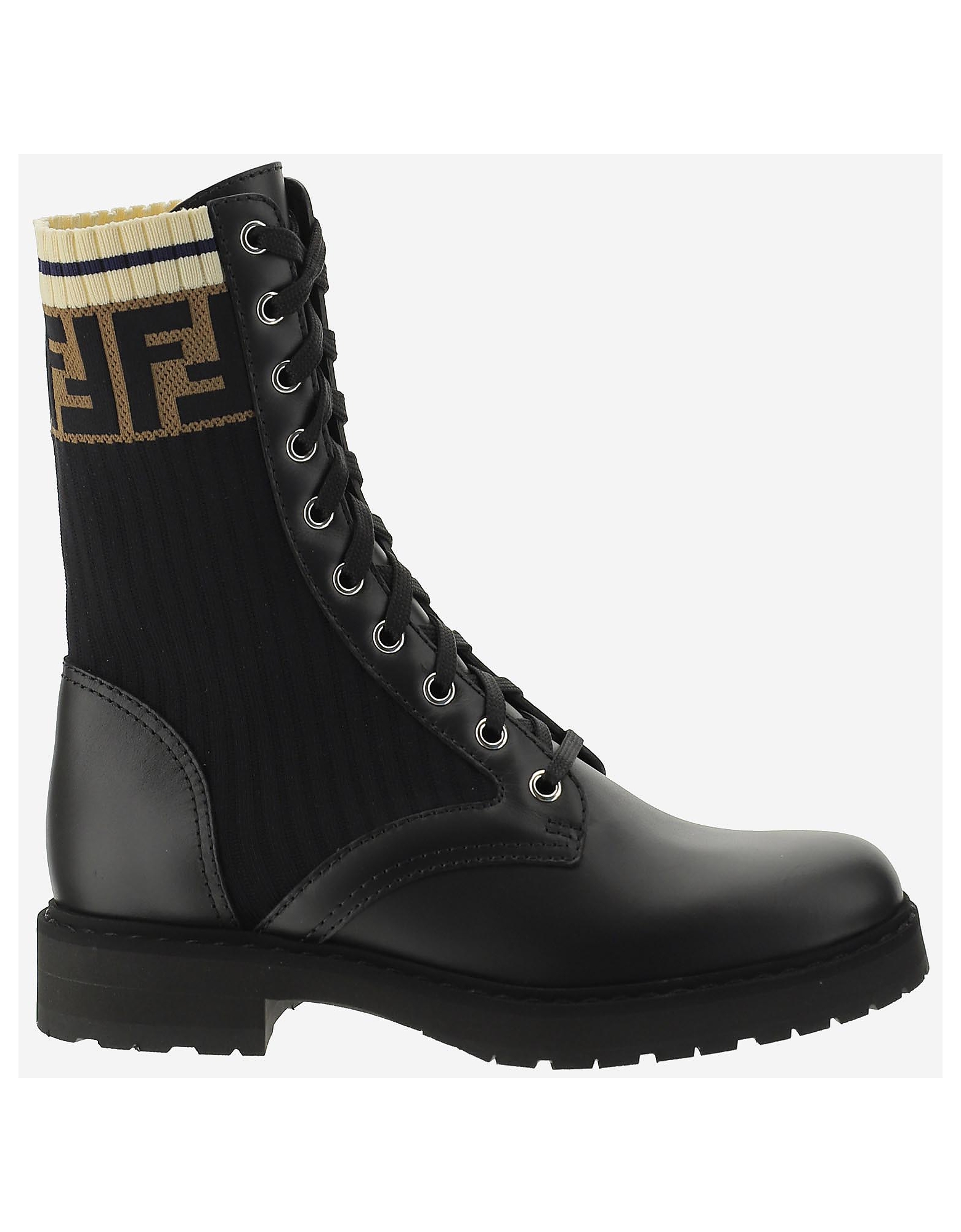 Fendi Designer Shoes, Black Ankle Boots