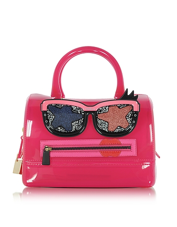 Candy Gang Coockie Glossy Rubber S Satchel Bag