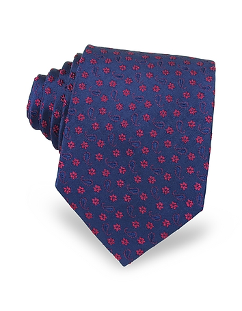 Floral & Paisley Woven Silk Men's Tie