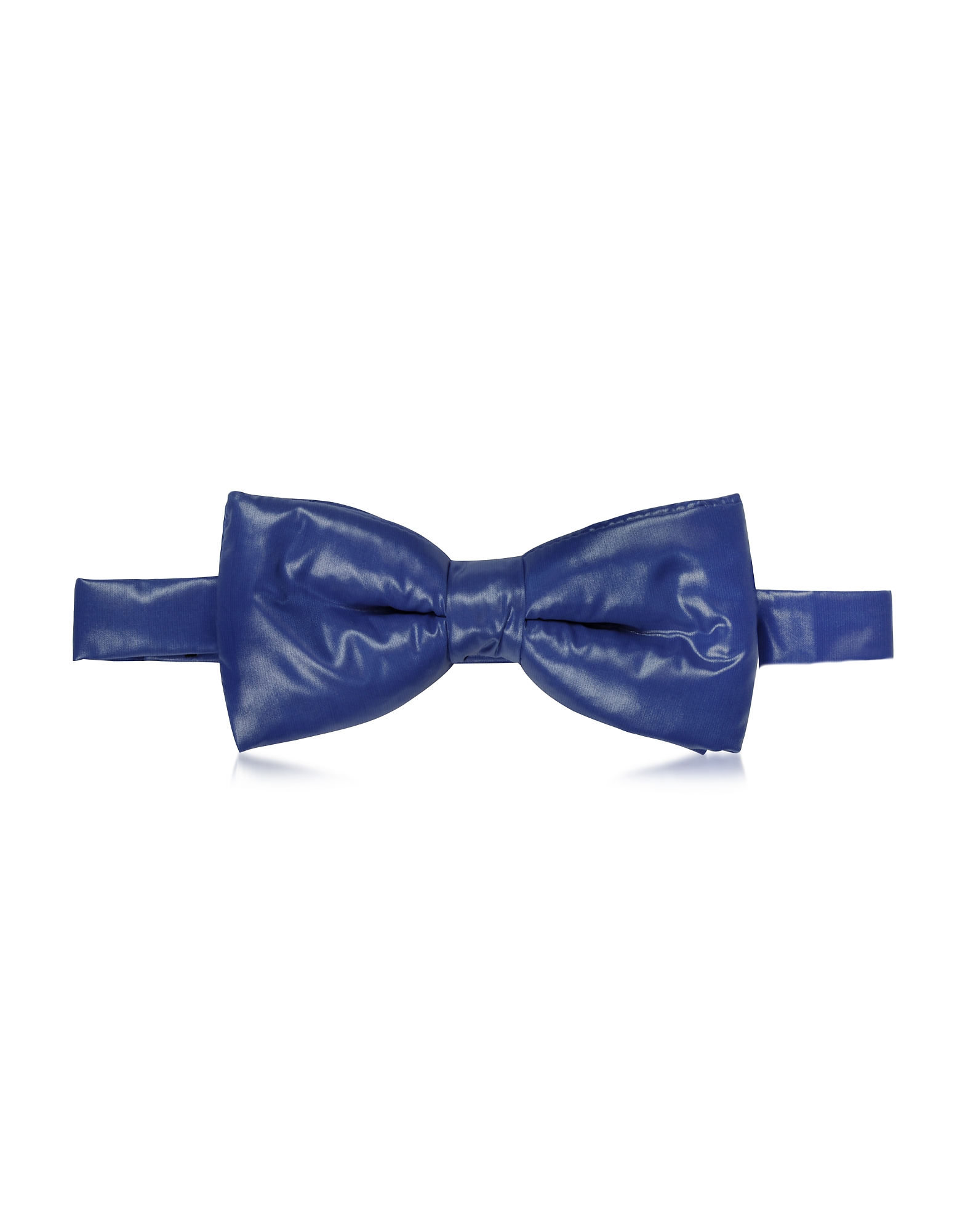 Forzieri Midnight Blue Nylon Puffer Bow Tie
