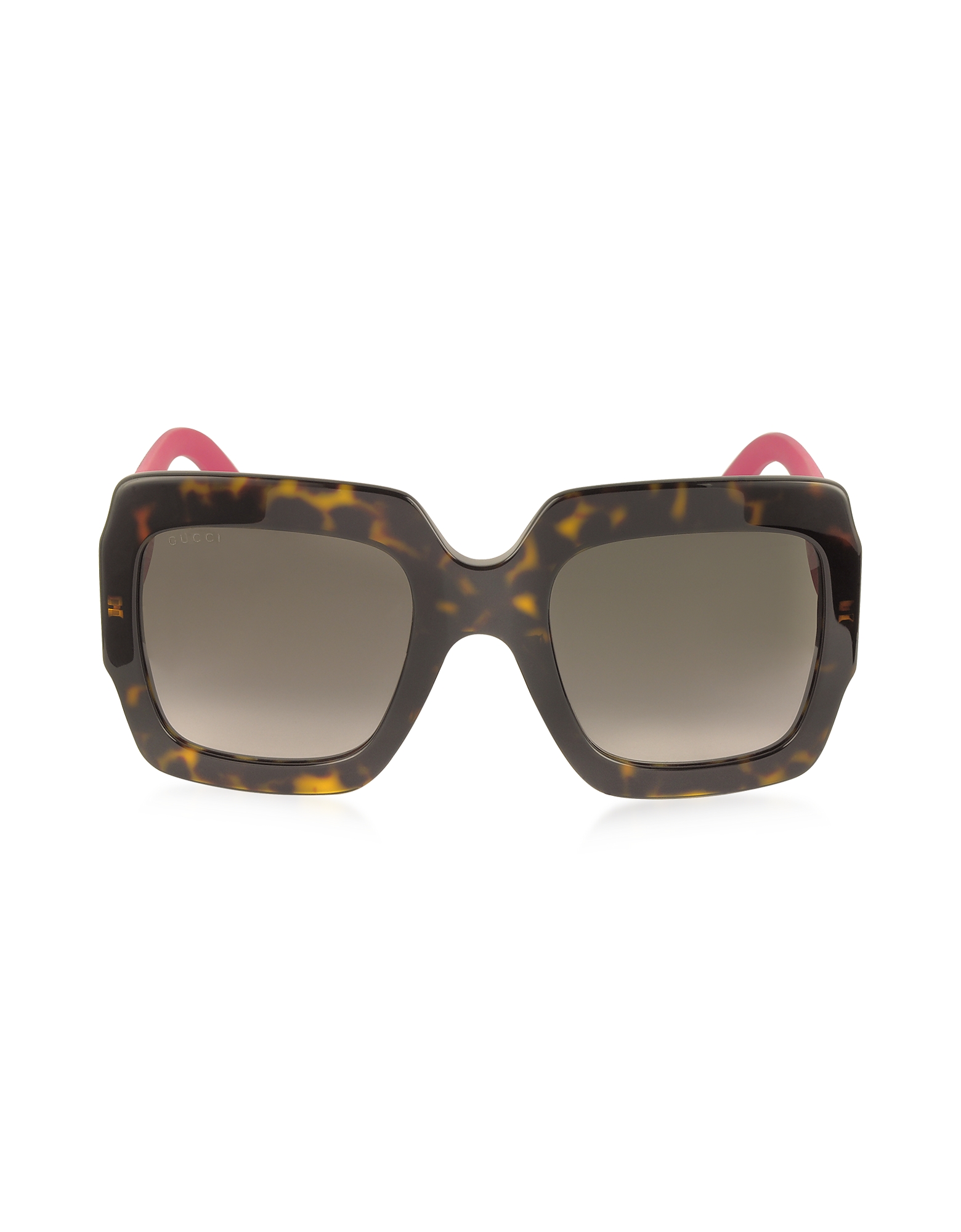 GG0053S Optyl Square Women’s Sunglasses w/Glitter Temples