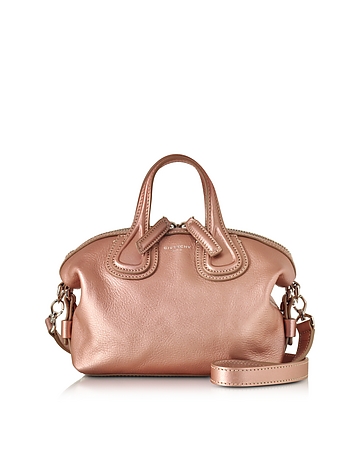 Nightingale Micro Light Pink leather Satchel Bag