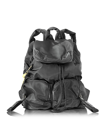 Joy Rider Black Nylon Backpack