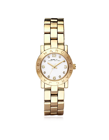 Mini Amy 26 MM Gold Tone Stainless Steel Women's Watch