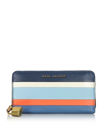 The Grind Colorblocked Leather Continental Wallet