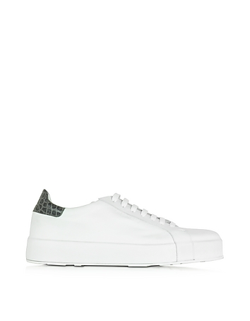 Miro Optic White Leather Sneaker