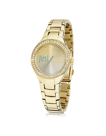 Just Shade 3H Gold Tone Stainless Steel Women's Watch
