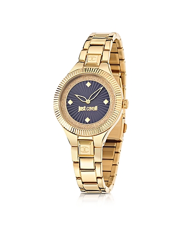 Just Indie Gold Tone Stainless Steel Women's Watch