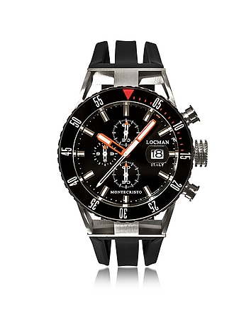 Montecristo Black PVD Stainless Steel & Titanium Chronograph Men's Watch