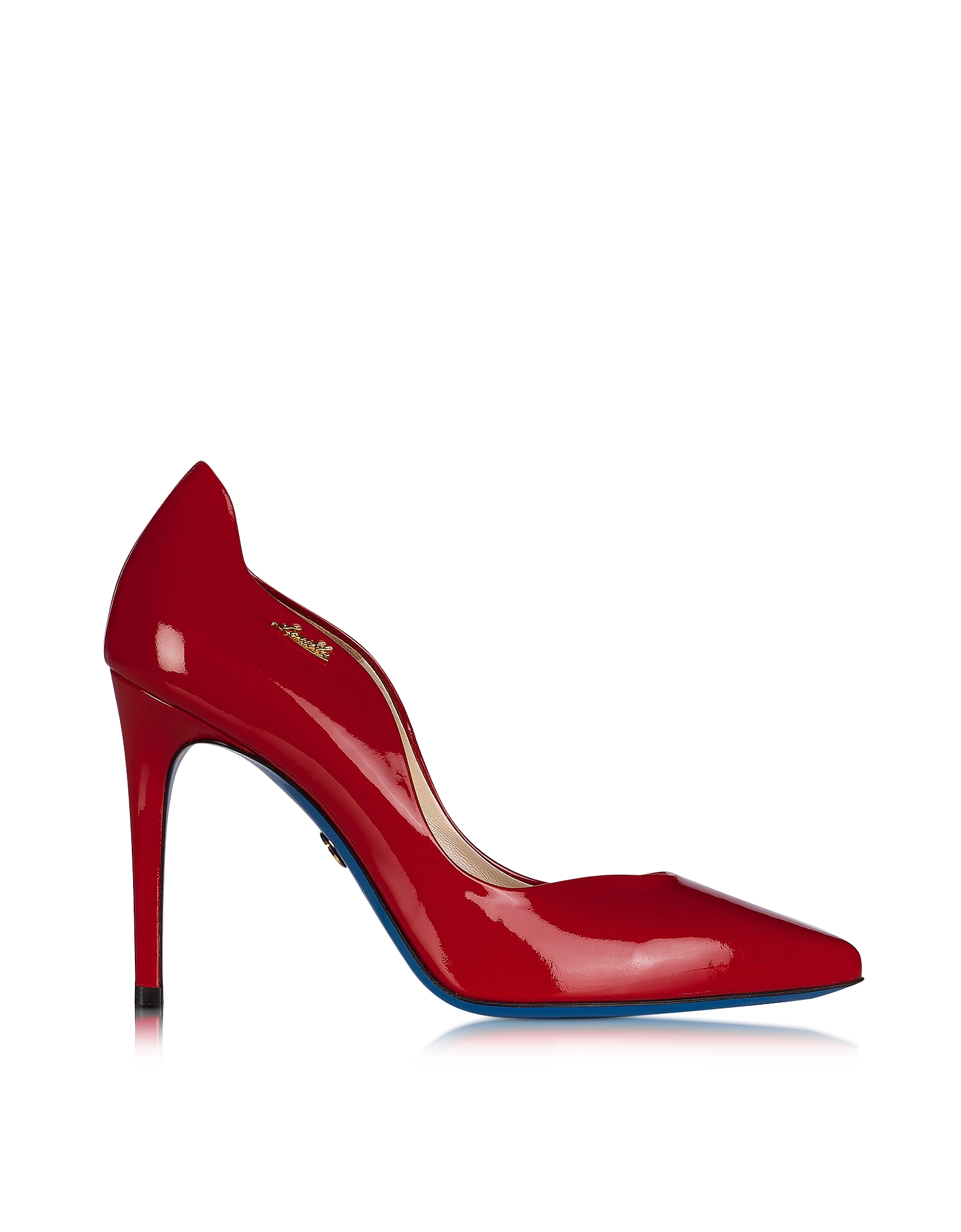 Red Patent Leather Pointed Pump