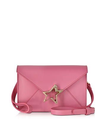 Tiffanini Azalea Pink Leather Crossbody Bag