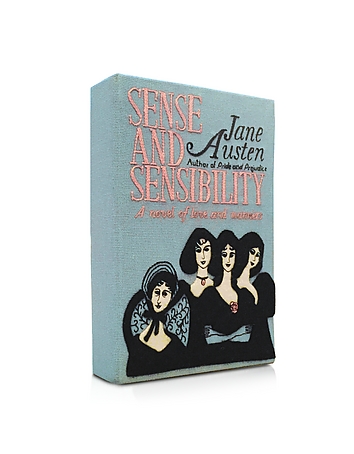 Sense and Sensibility Cotton Book Clutch