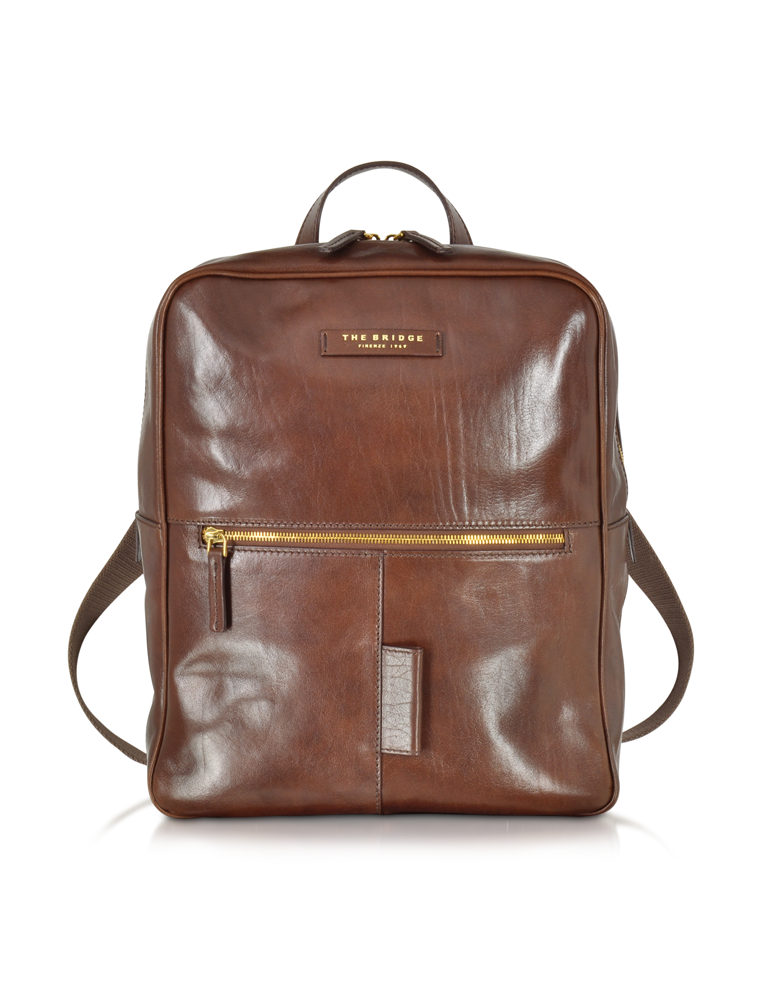 Passpartout Marrone Leather Backpack