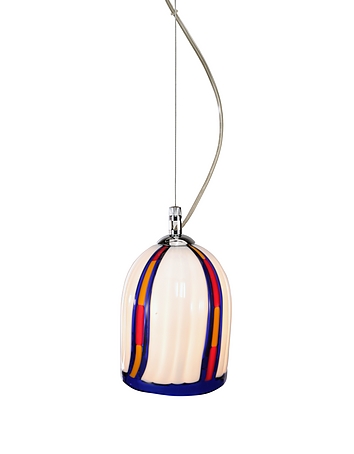 Candy - Cream Murano Handmade Glass Pendant Lamp