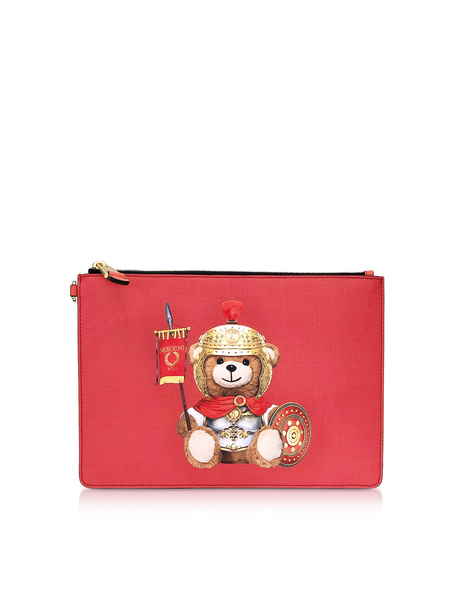 UPC 820771814992 product image for Moschino Designer Handbags, Roman Teddy Bear Flat Clutch w/Wristlet | upcitemdb.com