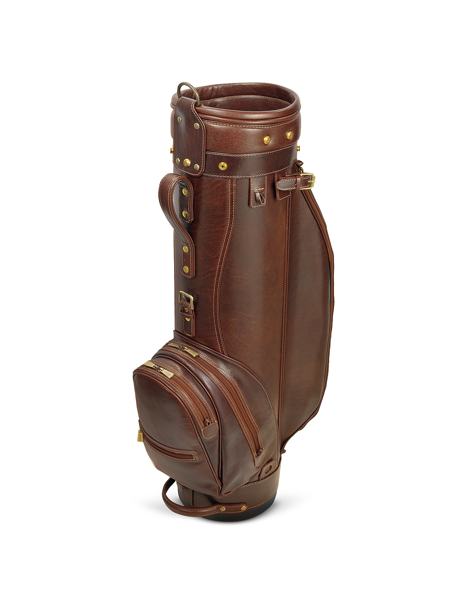 

Prestige 8" Genuine Italian Leather Golf Bag, Brown