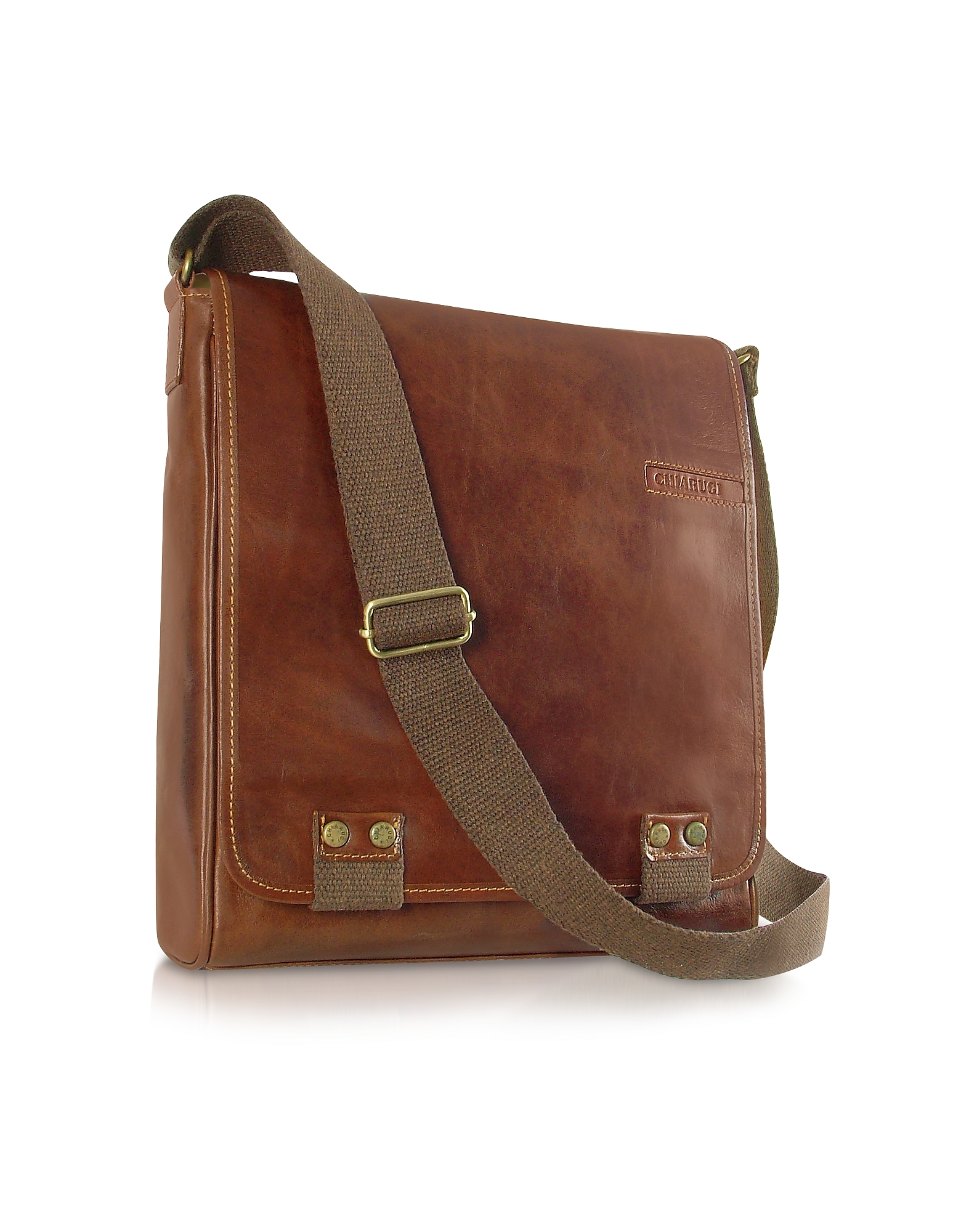 

Handmade Brown Genuine Leather Crossbody Bag