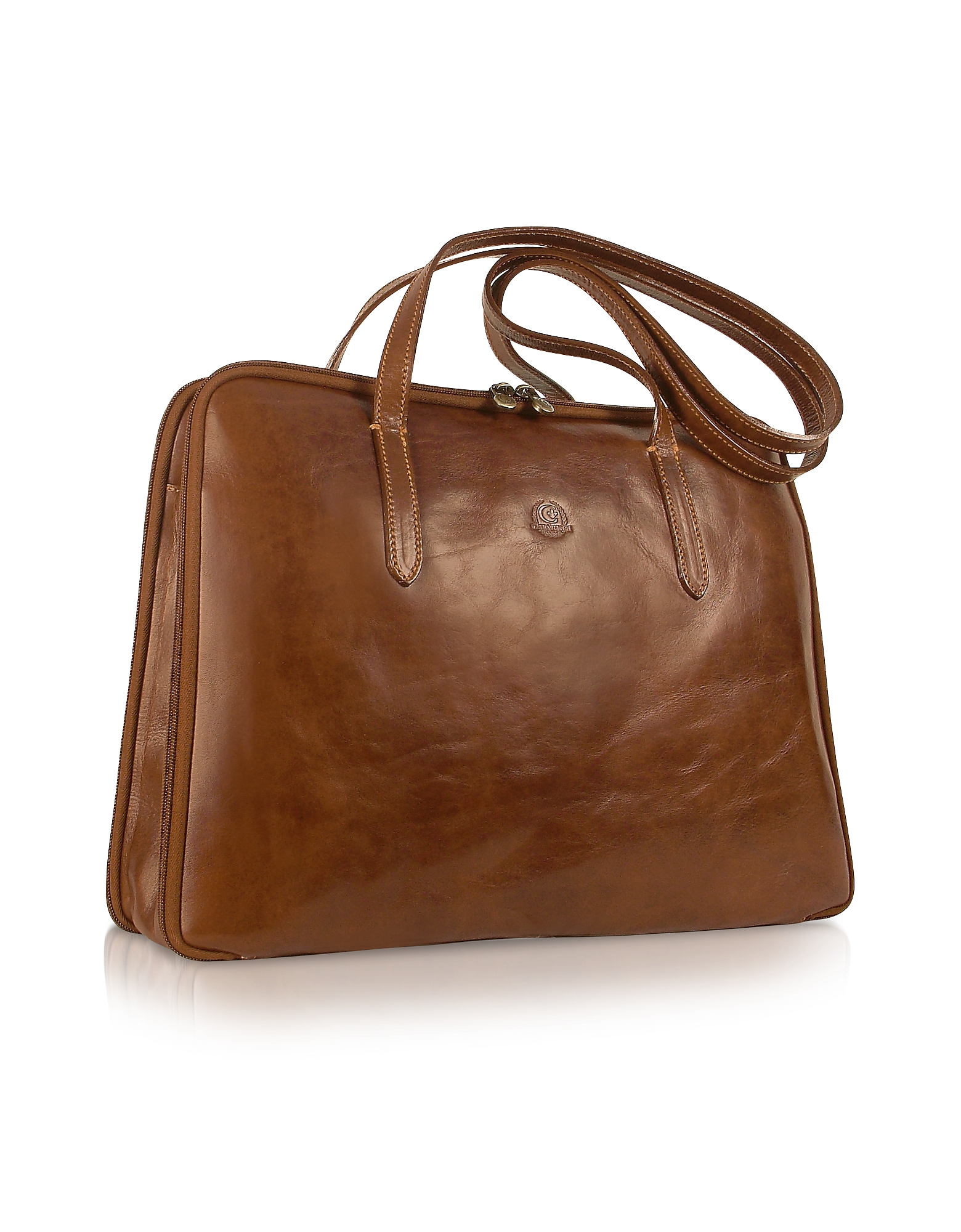 

Handmade Brown Genuine Italian Leather Business Bag