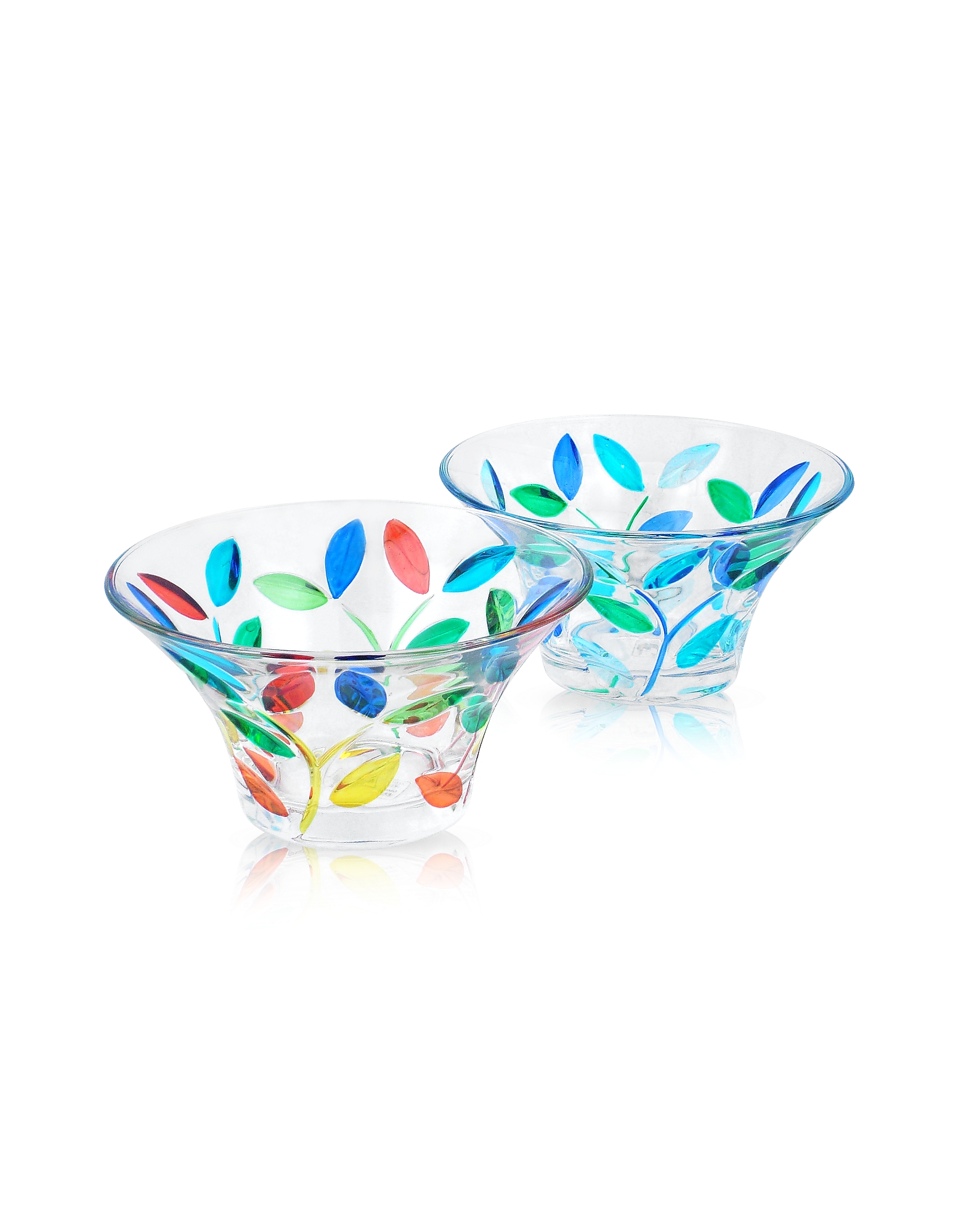 

Rialto - Hand Decorated Murano Glass Small Bowl, Multicolor