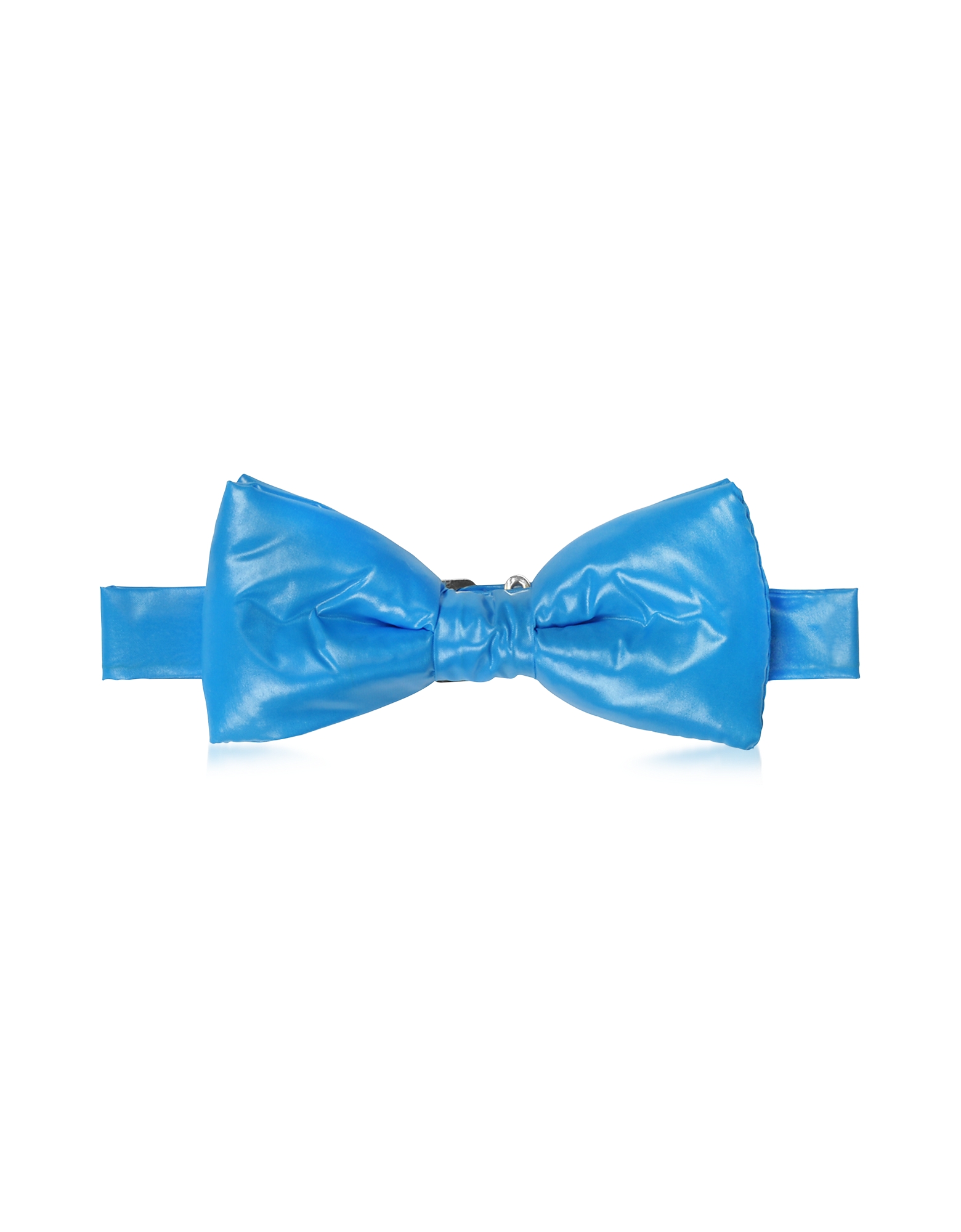 

Sky Blue Nylon Puffer Bow Tie