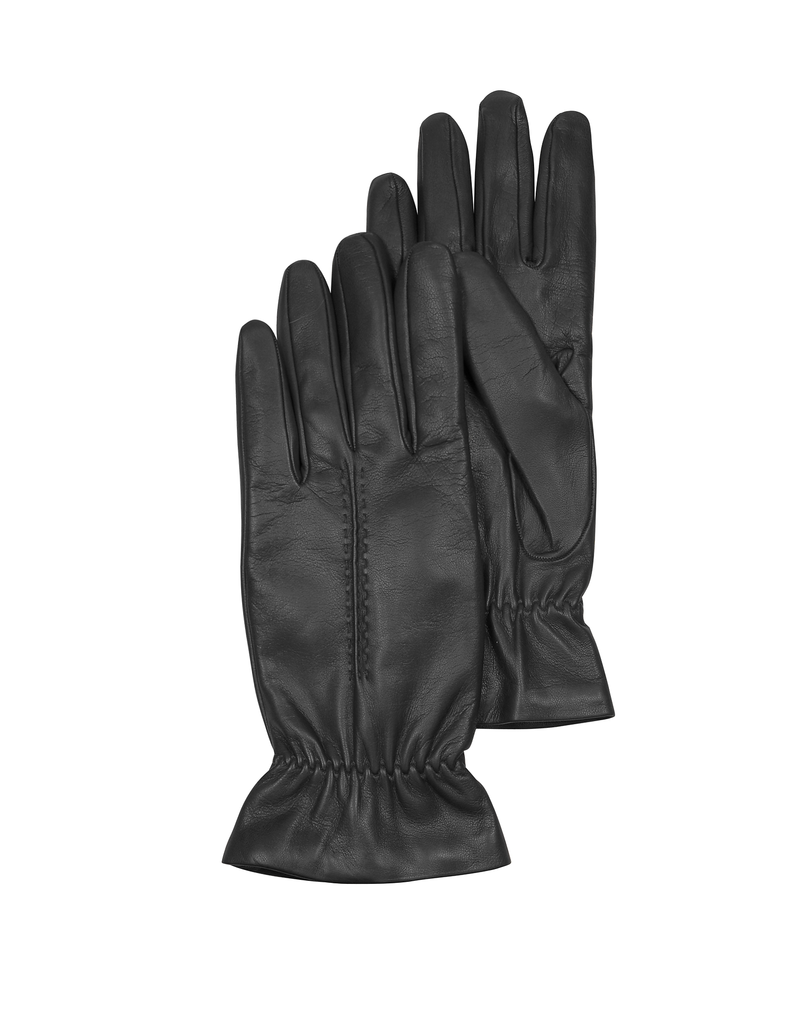 

Black Leather Women's Gloves w/Wool Lining