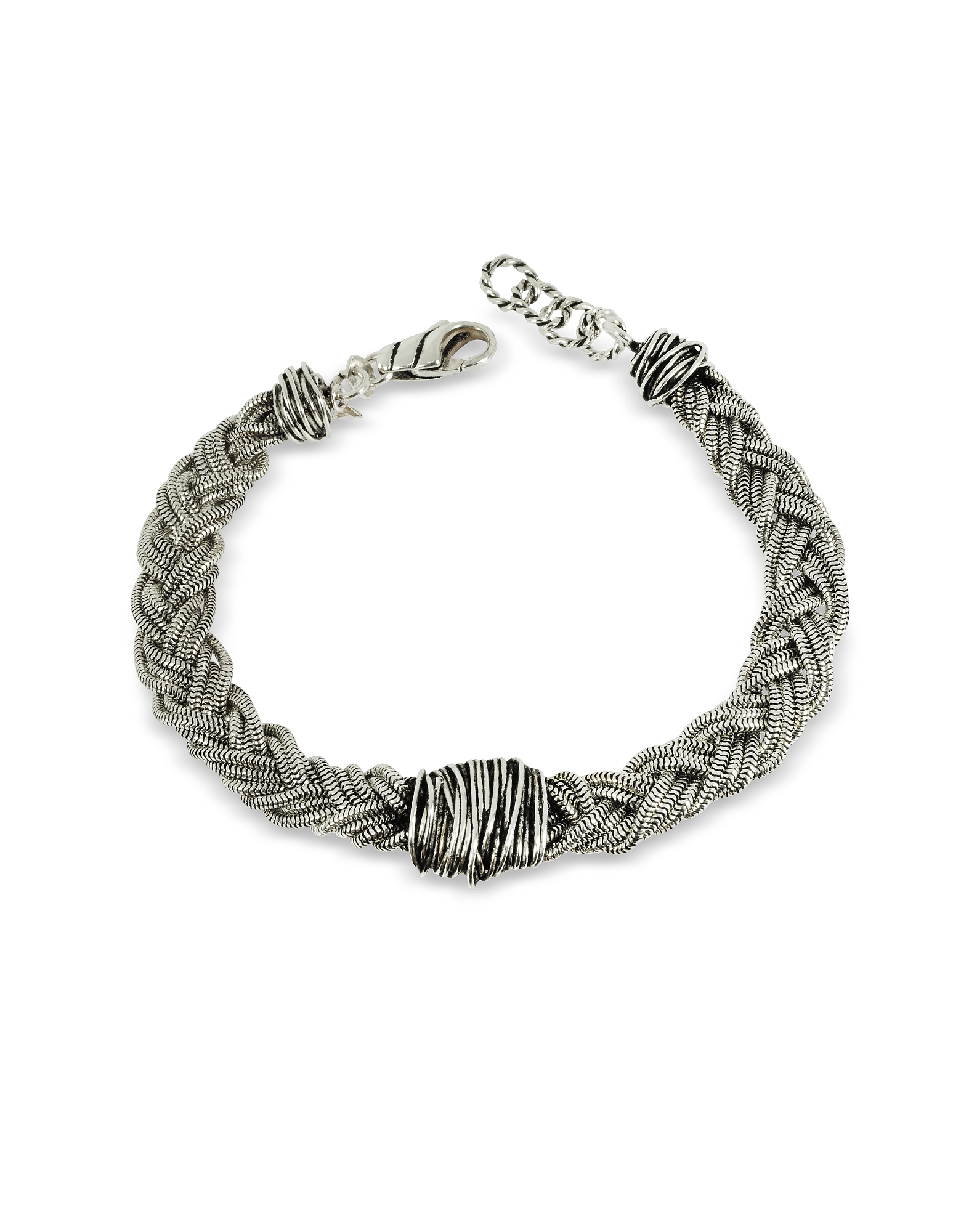 

Sterling Silver Braid w/Etruscan Knot
