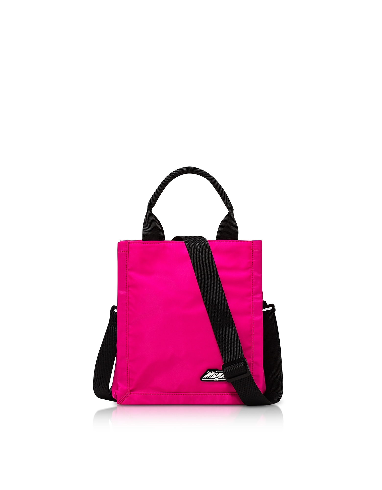 

Fuchsia Mini MSGM Signature Shopping Bag