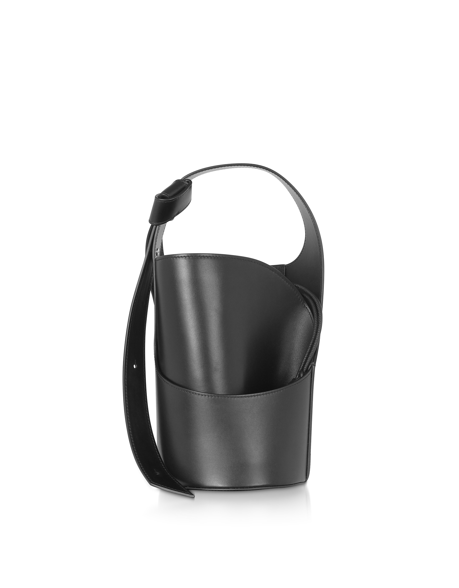 

Lily Mini Black Bucket Bag