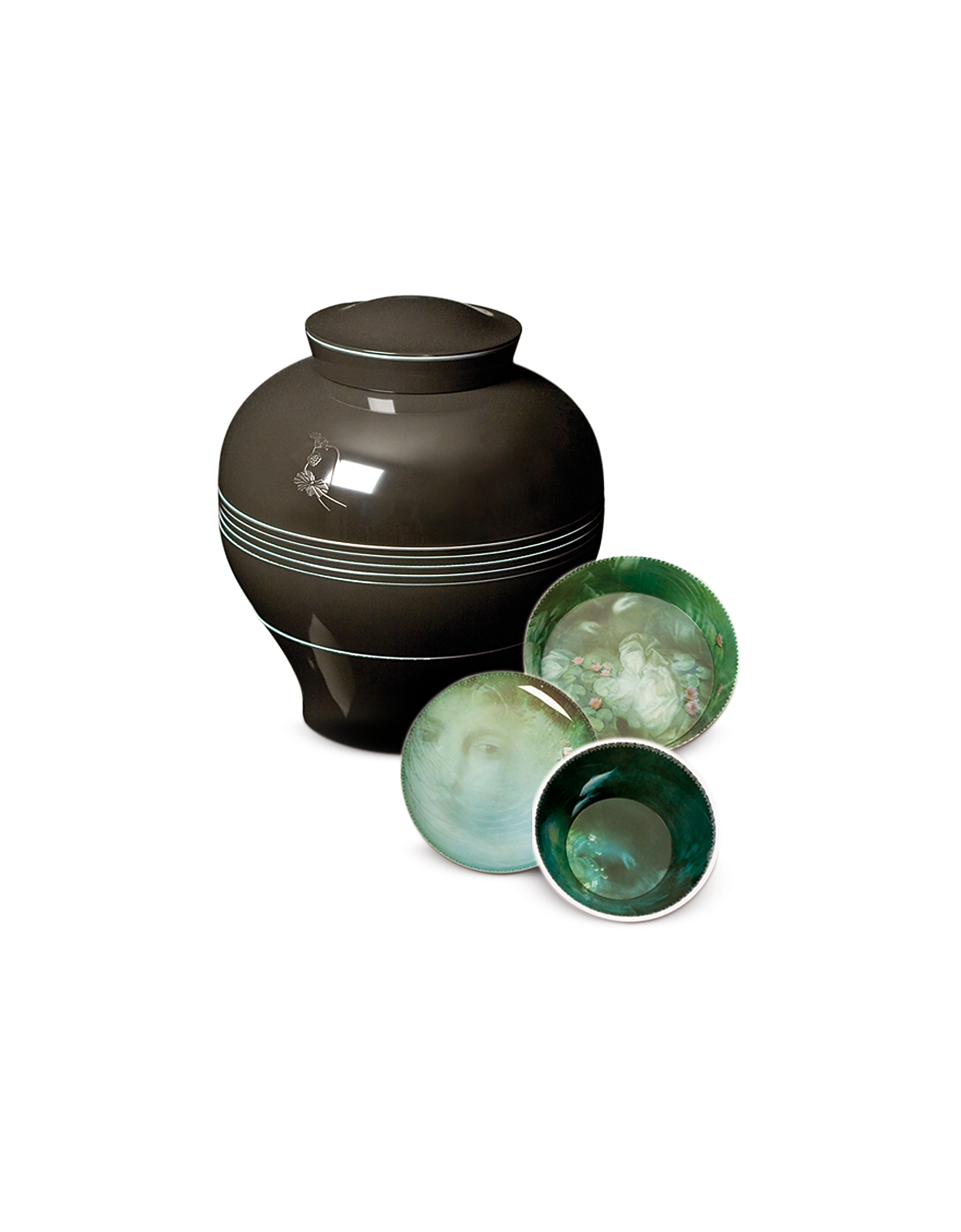 

Yuan Black Vase / Stackable Bowls & Plates