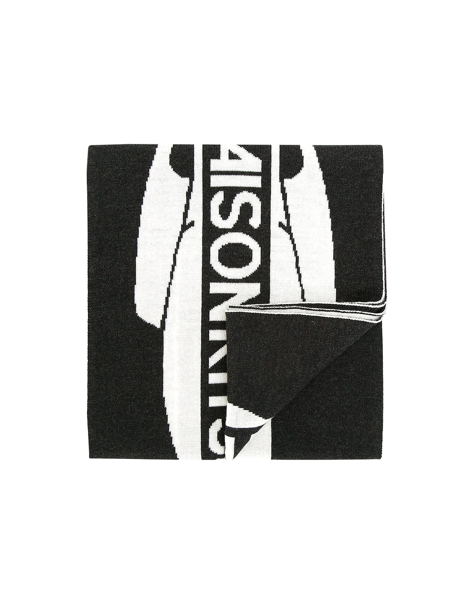 

Black & White Supporter Wool Scarf