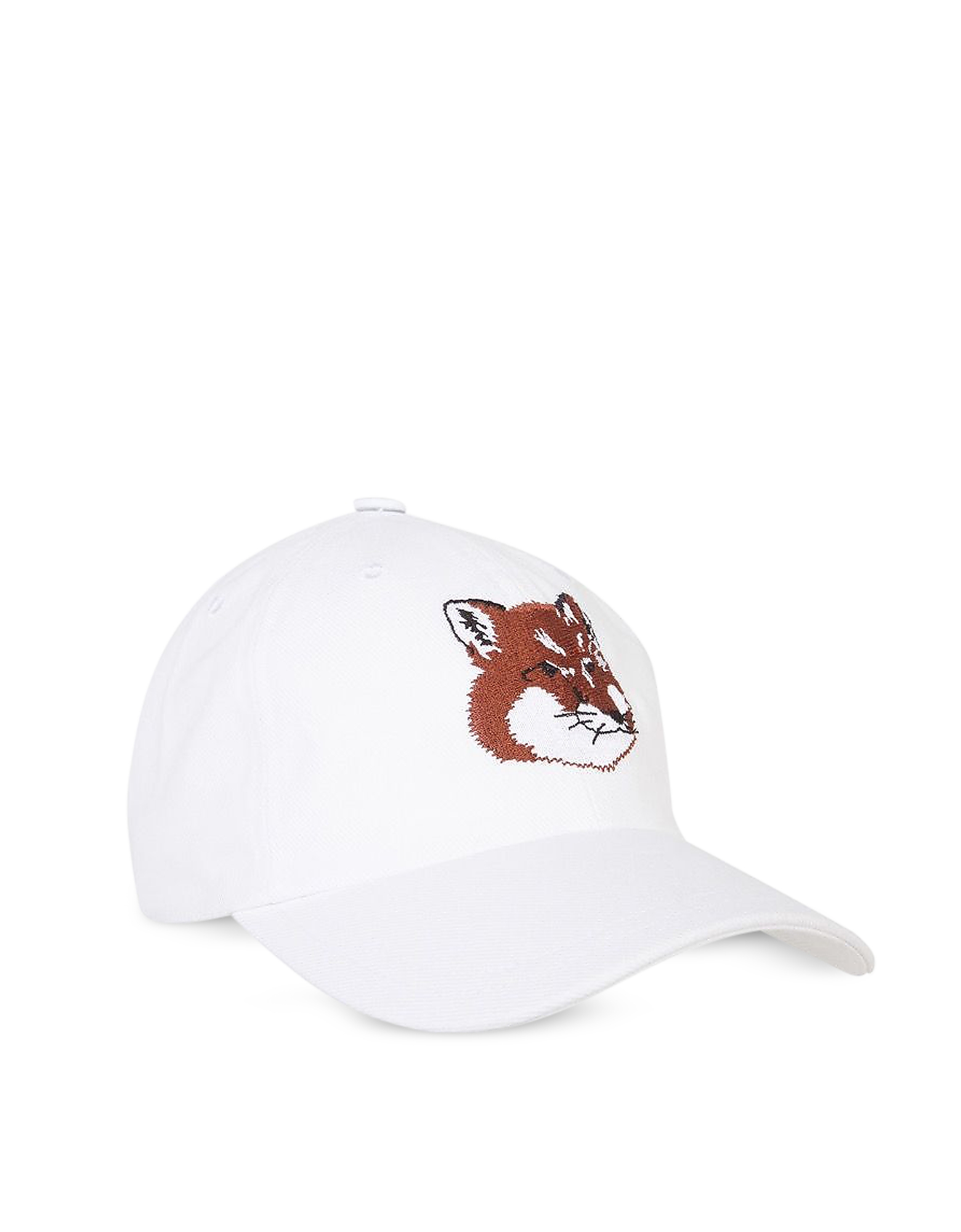 

Large Fox Head 6P Cotton Blend Baseball Cap