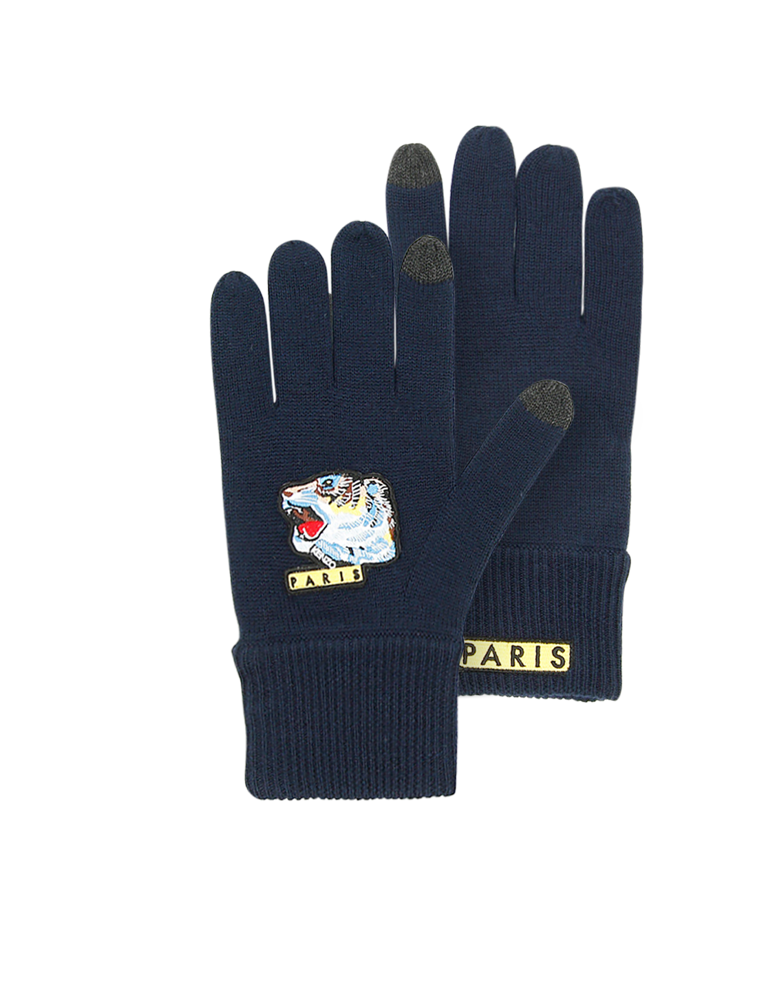 

Kenzo - Мужские Шерстяные Перчатки с Логотипом Тигром