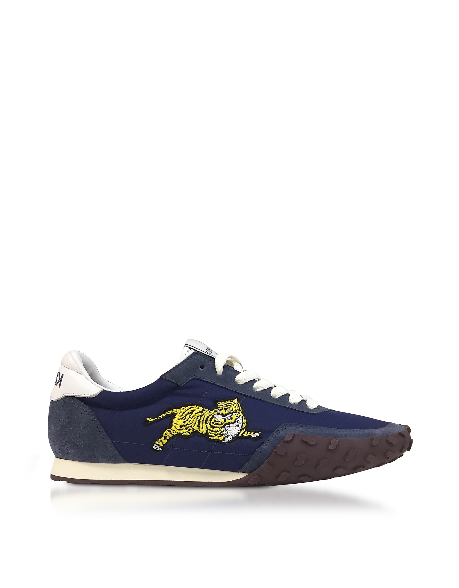 

Navy Blue Nylon and Suede Kenzo Move Men's Sneakers