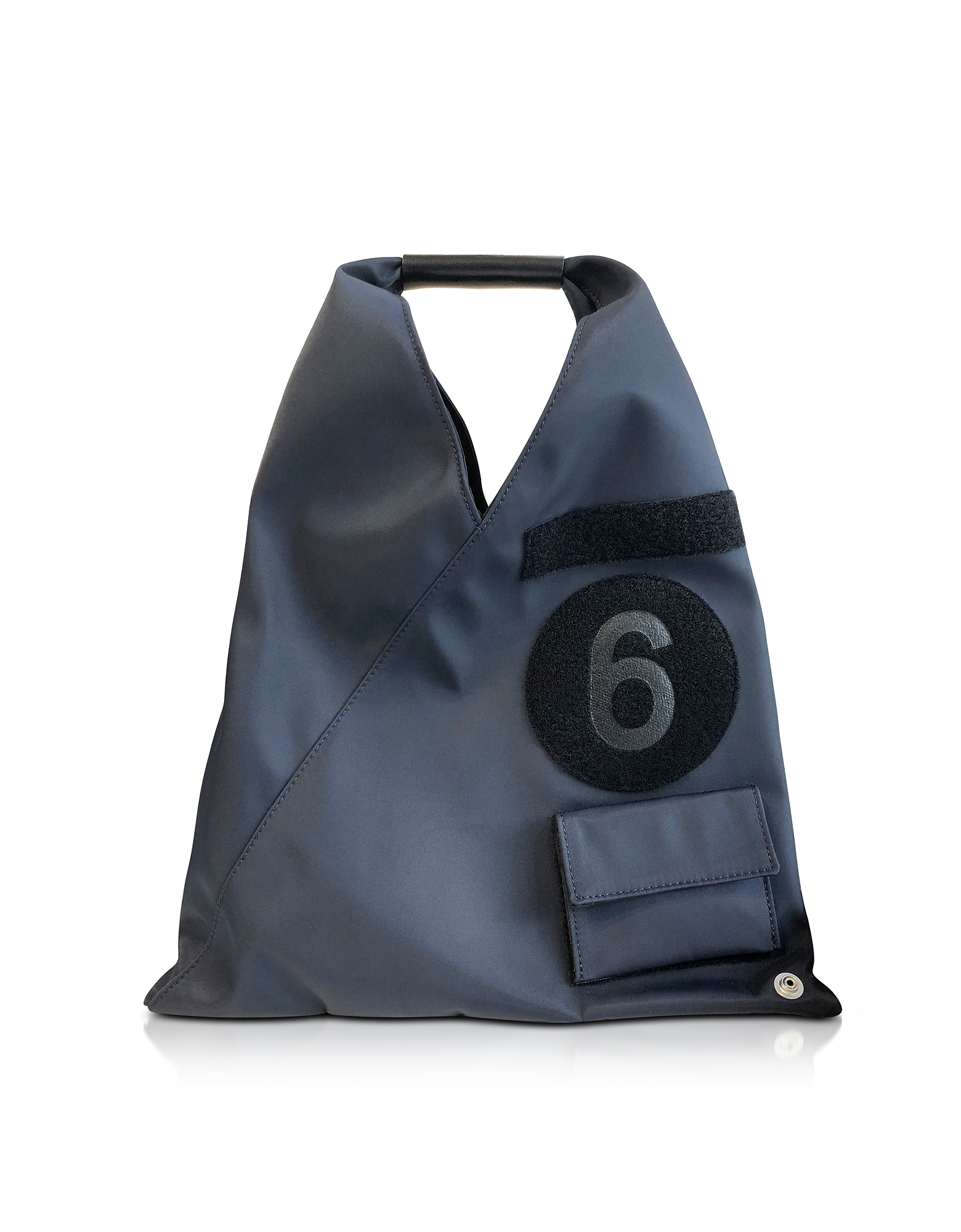 

Dark Blue Nylon Small Japanese Tote Bag