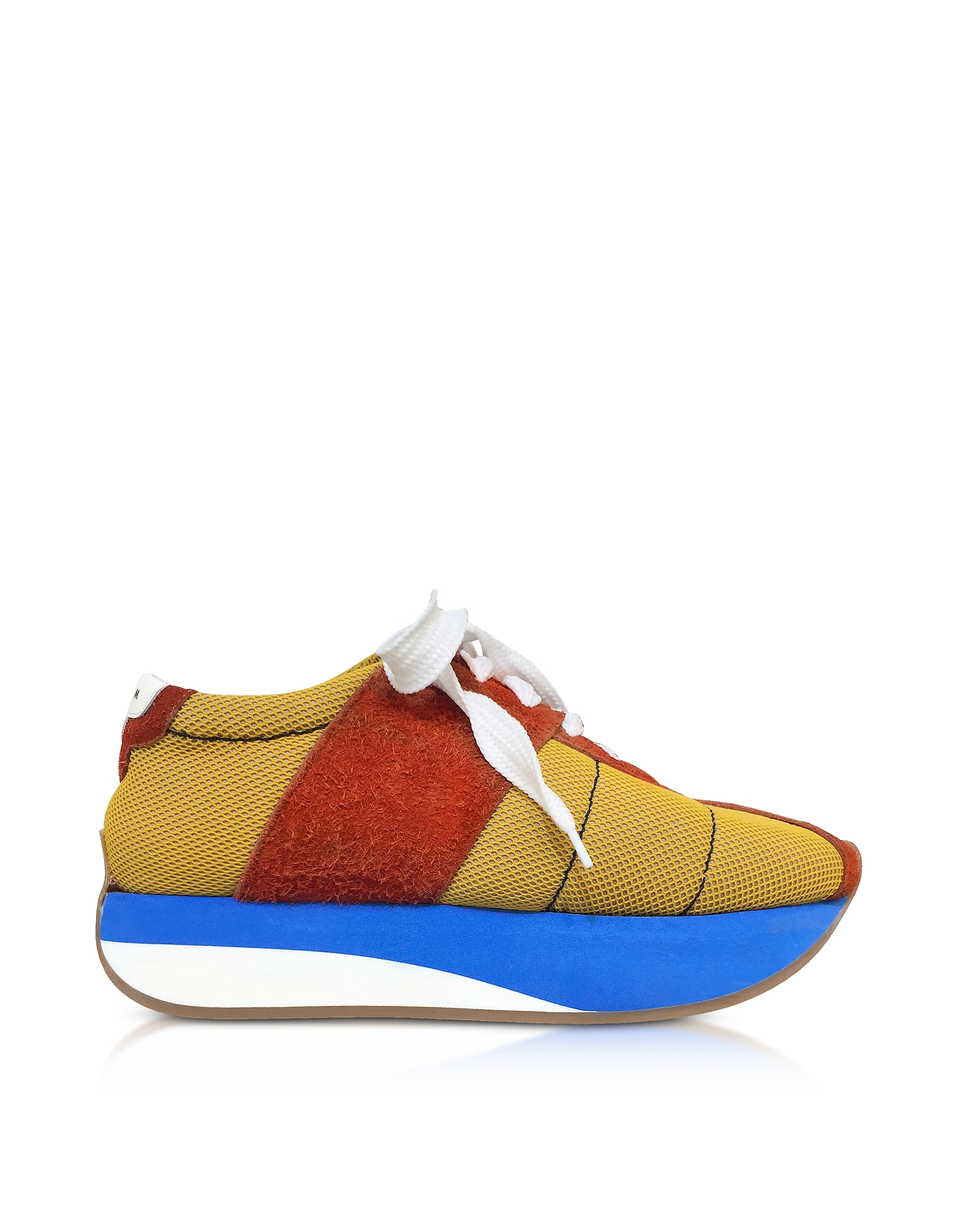 

Ochre and Rust Tech Fabric Big Foot Sneakers