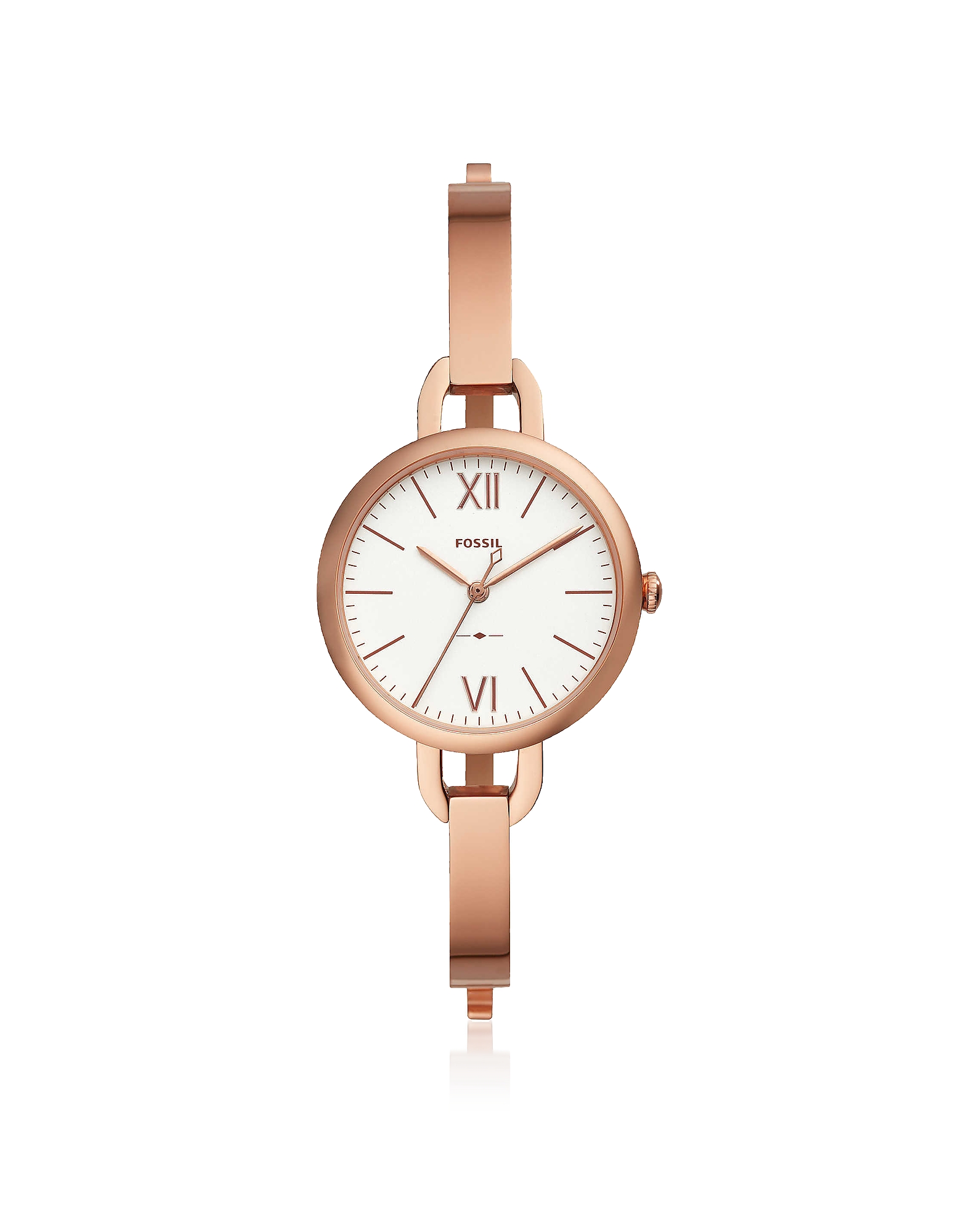 

Annette Three-Hand Rose Tone Stainless Steel Watch