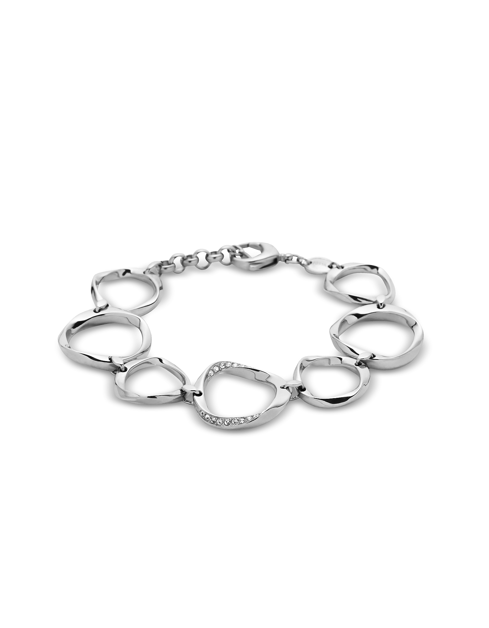 

Circle Silver Tone Women's Bracelet