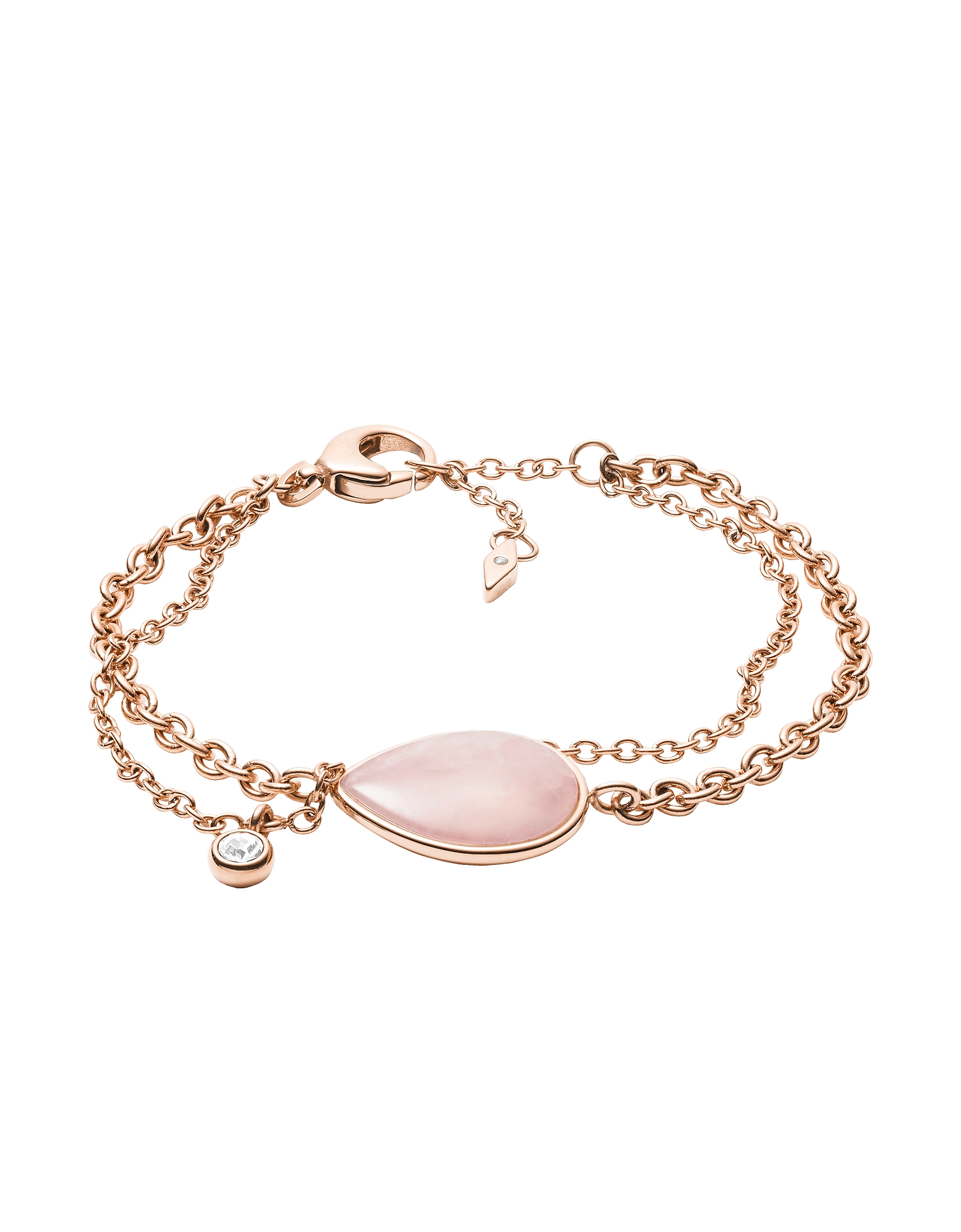 

Women's Teardrop Pink Semi-Precious Bracelet