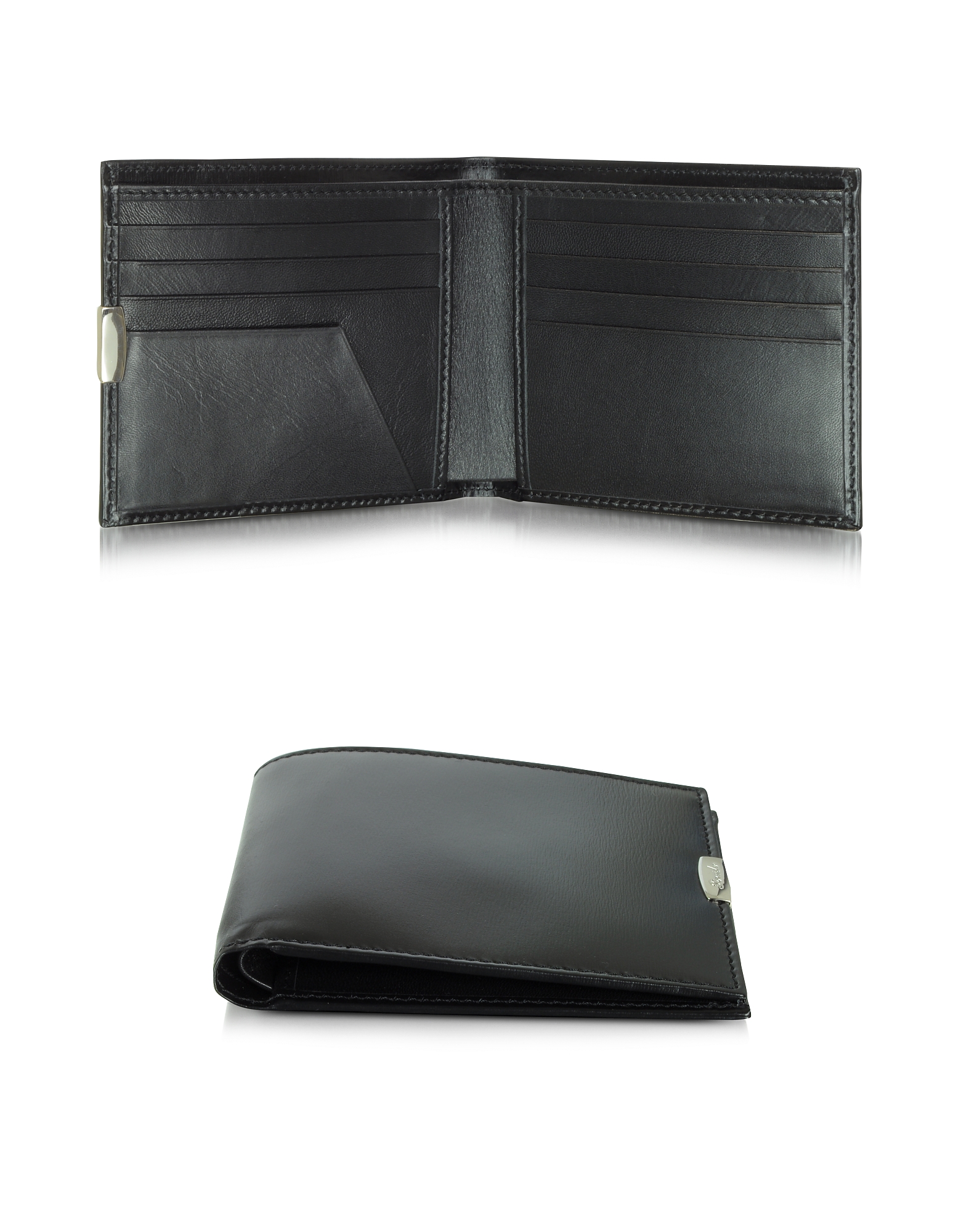

1949 Small Black Leather Men's Wallet