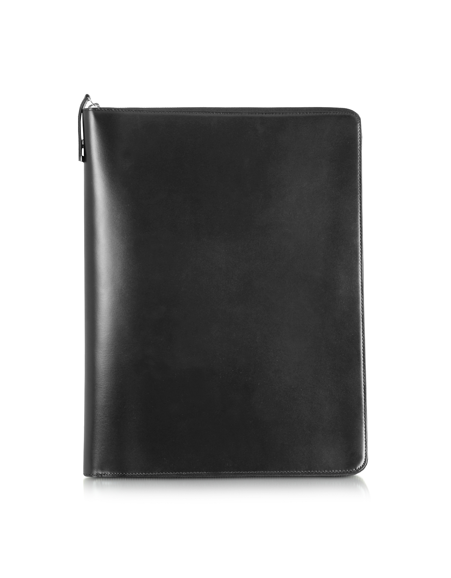 

1949 A4 Black Leather Notepad Holder w/Zip