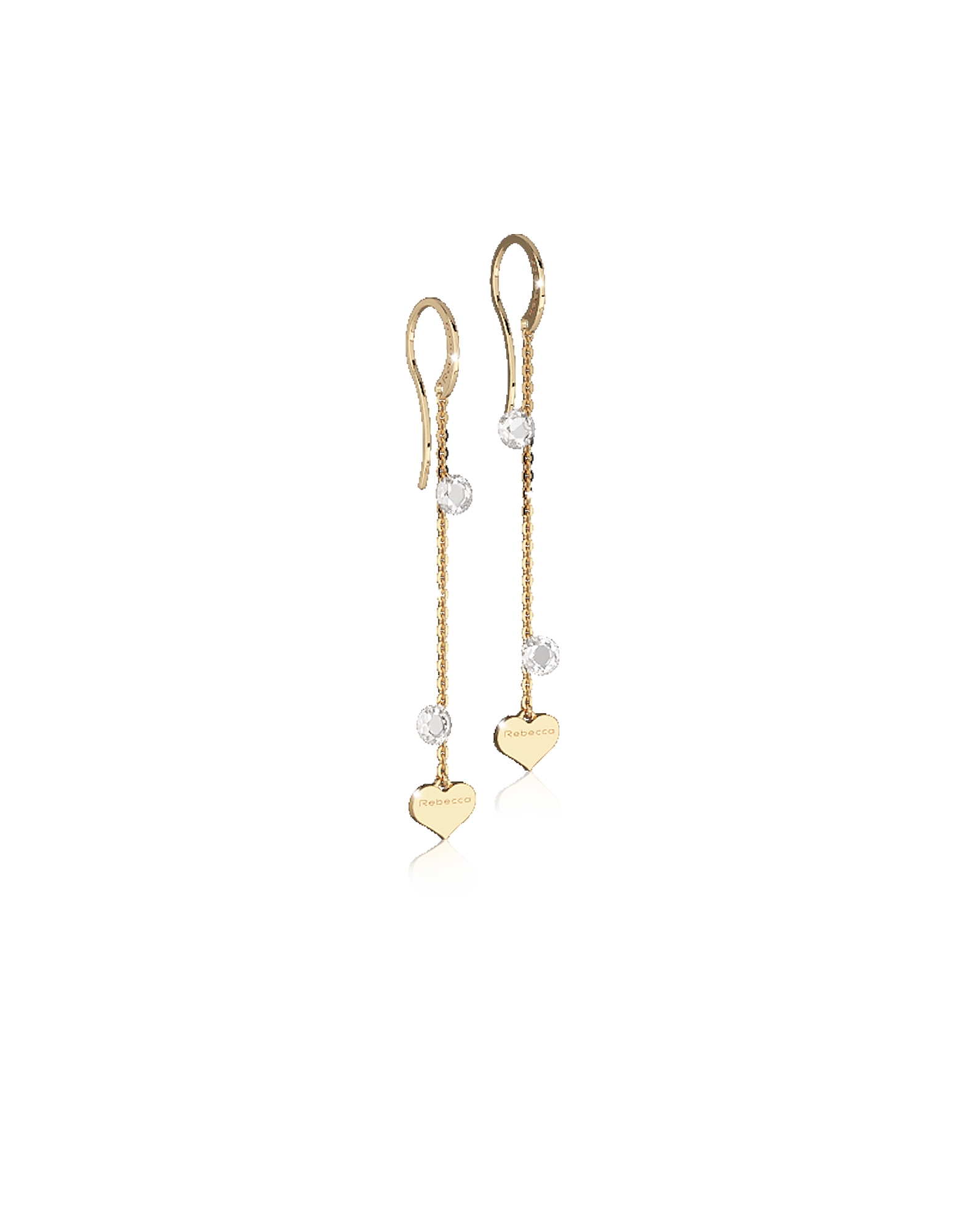 

Lucciole Gold Plated Sterling Silver Earrings w/Crystals
