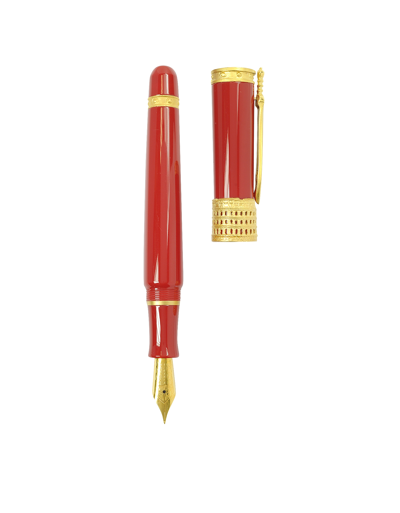 

Gladiator - Красная Перьевая Ручка из Смолы